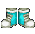 Teal Enchanted Boots